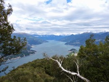 From near the summit of M Nuvolone overlooking Lake Como