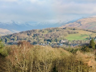 Windermere village from Brant Fell (Christmas Eve)